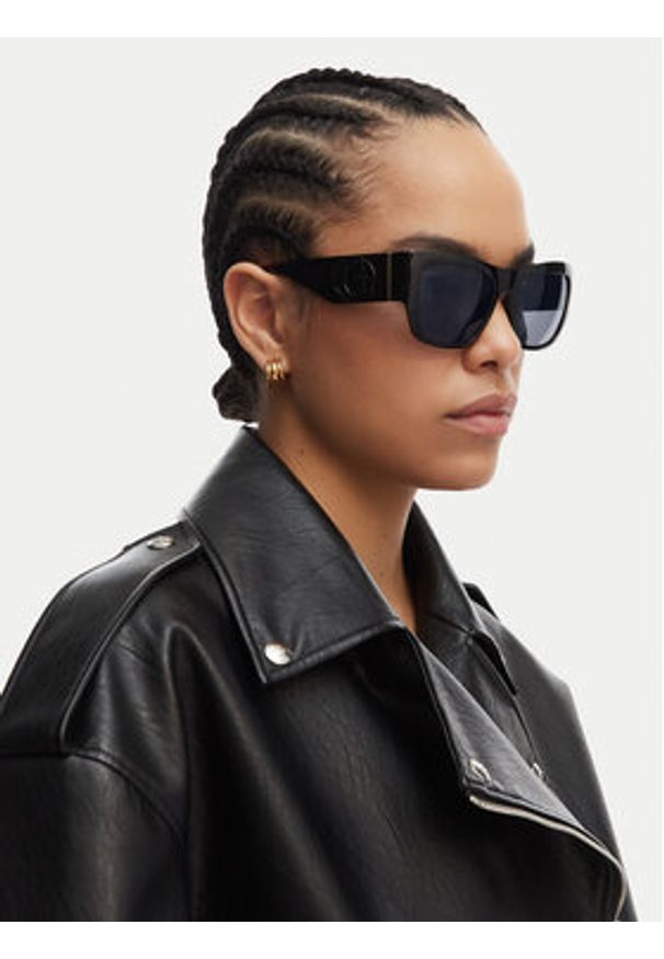 Guess Okulary przeciwsłoneczne GU00252 Czarny. Kolor: czarny