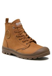 Palladium Trapery Pampa Hi Zip 06440-237-M Brązowy. Kolor: brązowy. Materiał: nubuk, skóra