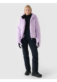 4f - 4F Spodnie narciarskie membrana Dermizax 20000 damskie - czarne M. Kolor: czarny. Materiał: poliester, puch, materiał. Technologia: Dermizax. Długość: długie. Sezon: zima. Sport: narciarstwo #2