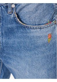 Pepe Jeans Szorty jeansowe Callen Short Rainbow PM801021 Niebieski Relaxed Fit. Kolor: niebieski
