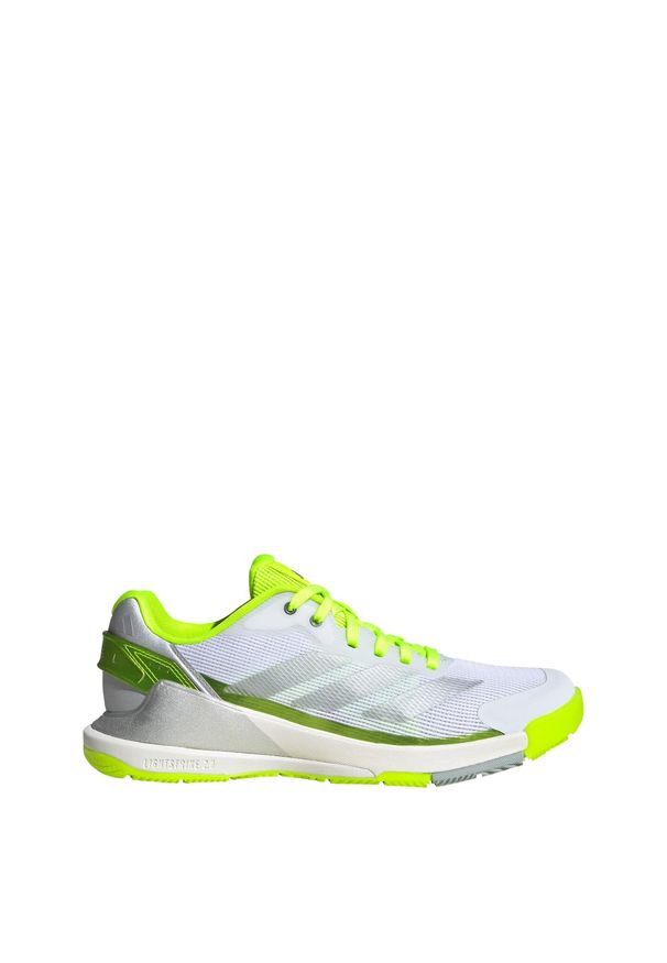 Adidas - Buty Crazyquick Lightstrike Padel. Zapięcie: zamek. Kolor: szary, wielokolorowy, żółty. Sport: tenis
