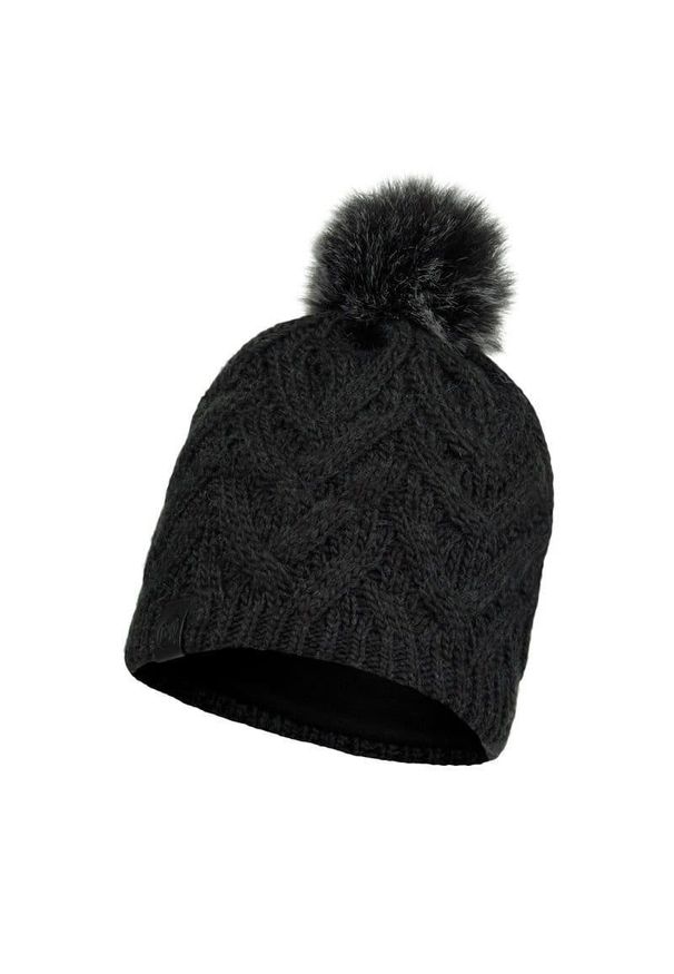Czapka zimowa z pomponem Buff Knitted & Fleece Band Hat. Kolor: czarny. Sezon: zima. Styl: sportowy
