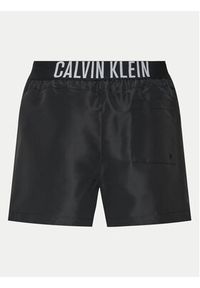 Calvin Klein Swimwear Szorty kąpielowe KM0KM01045 Czarny Regular Fit. Kolor: czarny. Materiał: syntetyk #3