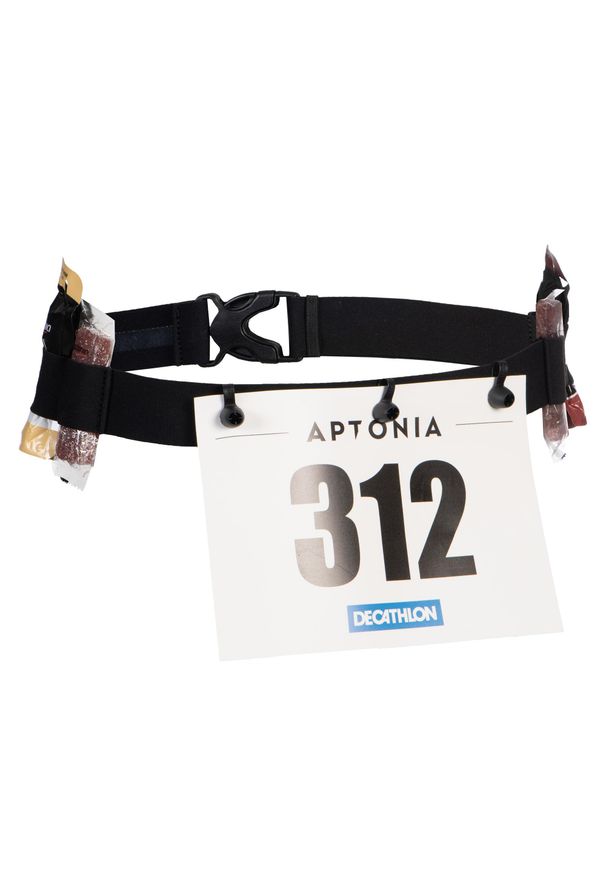 APTONIA - Pas Na Numer Startowy Do Triathlonu, Krótki Dystans Sd Rozmiar S - Xxxl. Kolor: czarny. Materiał: poliester, poliamid, materiał