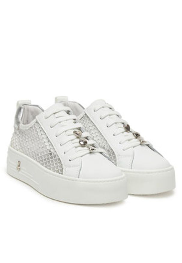 Patrizia Pepe Sneakersy PPJ308.30 Biały. Kolor: biały. Materiał: materiał