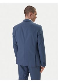 Hugo - HUGO Garnitur Henry/Getlin232X 50547345 Niebieski Slim Fit. Kolor: niebieski. Materiał: wełna #4