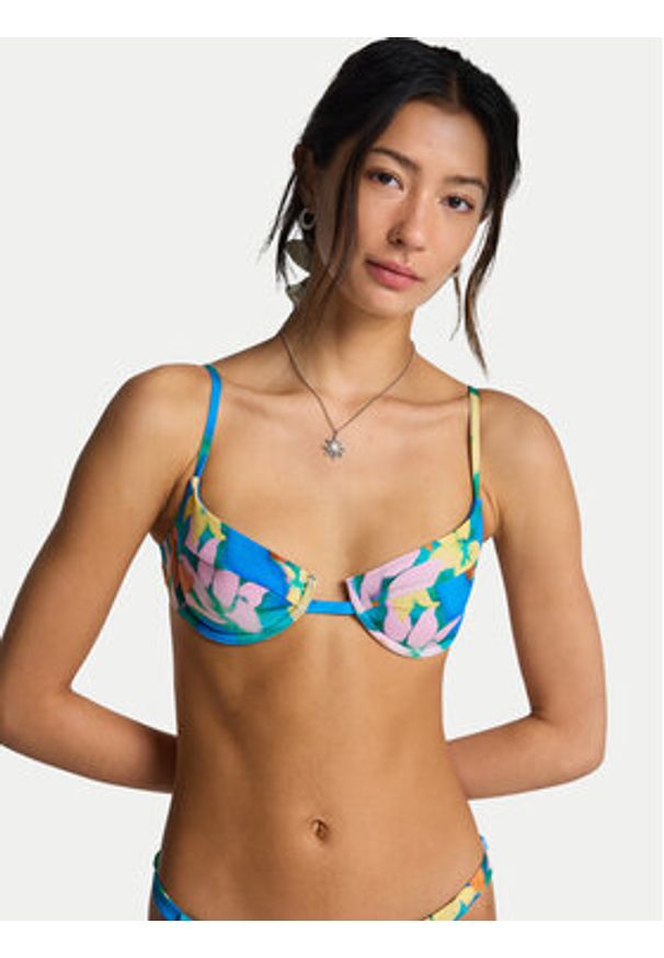Billabong Góra od bikini Sol Searcher Leah EBJX300132 Kolorowy. Materiał: syntetyk. Wzór: kolorowy