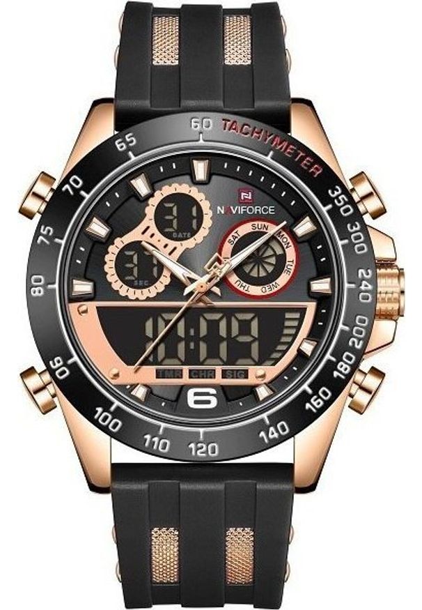 NoName - Zegarek ZEGAREK MĘSKI NAVIFORCE NF9188T - (zn121d) + BOX