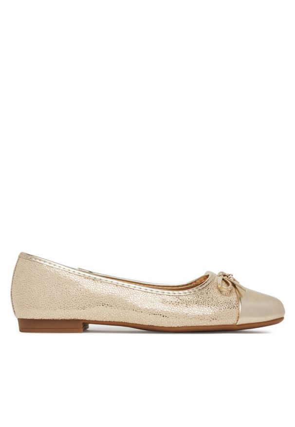 Clara Barson Baleriny WYL3652-3 Złoty. Kolor: złoty. Materiał: materiał