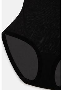 Wolford - Figi modelujące Tulle. Kolor: czarny. Materiał: materiał