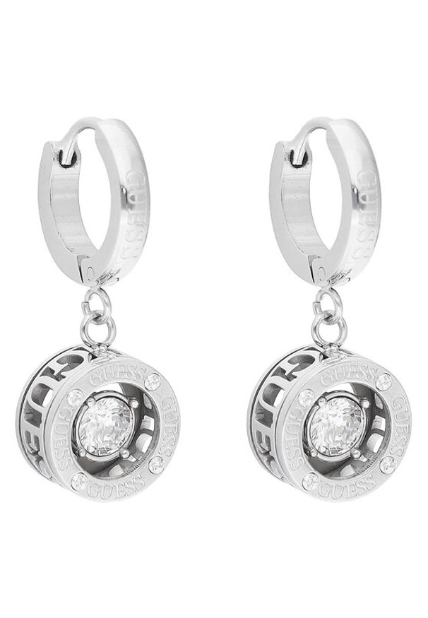 Guess Kolczyki JUBE01 463JW Srebrny. Materiał: srebrne. Kolor: srebrny