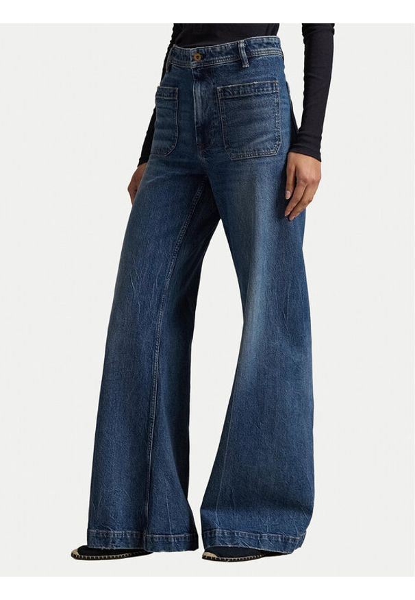 Polo Ralph Lauren Jeansy 211969382001 Niebieski Bootcut Fit. Kolor: niebieski