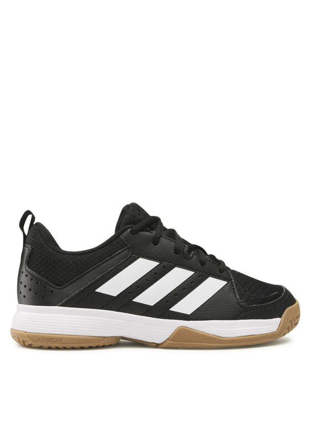 Adidas - adidas Buty halowe Ligra 7 Kids FZ4681 Czarny. Kolor: czarny. Materiał: materiał