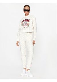 Guess Bluza W3BQ22 K9R31 Écru Regular Fit. Materiał: syntetyk, bawełna #4