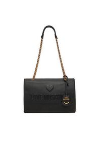 Love Moschino - LOVE MOSCHINO Torebka JC4113PP1LL1000A Czarny. Kolor: czarny. Materiał: skórzane #4