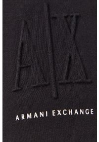 Armani Exchange Spodnie 8NYPFX.YJ68Z.NOS damskie kolor czarny gładkie. Kolor: czarny. Wzór: gładki #2