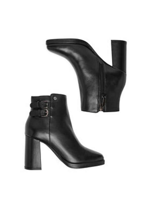 Beverly Hills Polo Club Botki CEO-WI44-LAUREN-01 Czarny. Kolor: czarny. Materiał: skóra