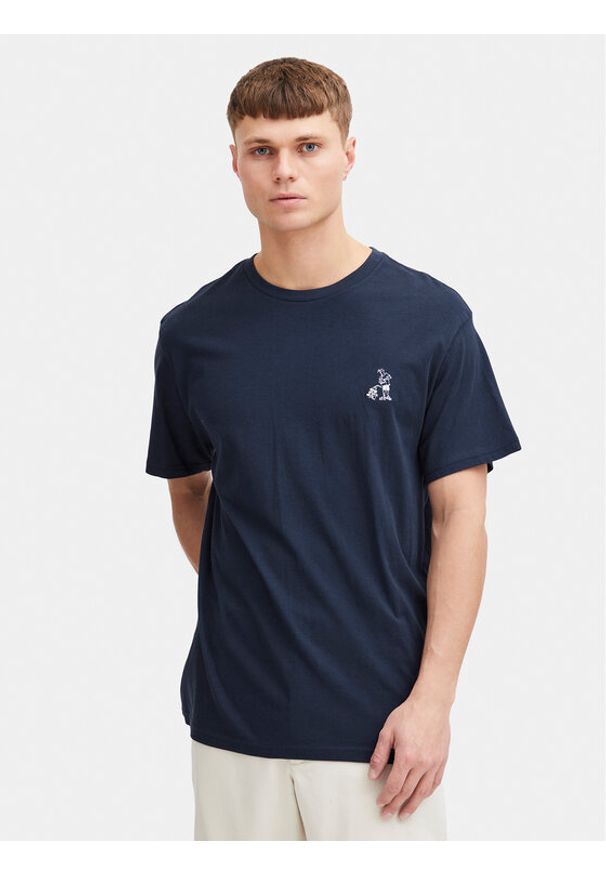 !SOLID - Solid T-Shirt Ilias 21108139 Granatowy Regular Fit. Kolor: niebieski. Materiał: bawełna