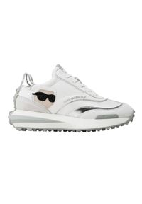 Karl Lagerfeld - KARL LAGERFELD Białe buty Zone Ikon Lo Runner, Rozmiar 38. Kolor: biały. Materiał: skóra #4