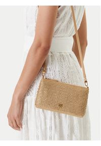 Pinko - PINKO Torebka Flat Horizontal Mini PE 25 PCPL 104277 A2CE Złoty. Kolor: złoty #3