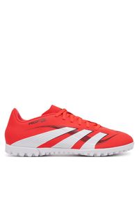 Adidas - adidas Buty do piłki nożnej Predator Club Turf ID3784 Czerwony. Kolor: czerwony. Materiał: skóra