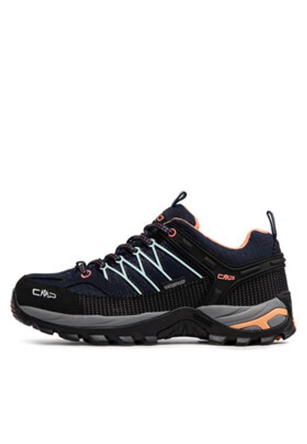 CMP Trekkingi Rigel Low Wmn Trekking Shoes Wp 3Q54456 Granatowy. Kolor: niebieski. Materiał: nubuk, skóra