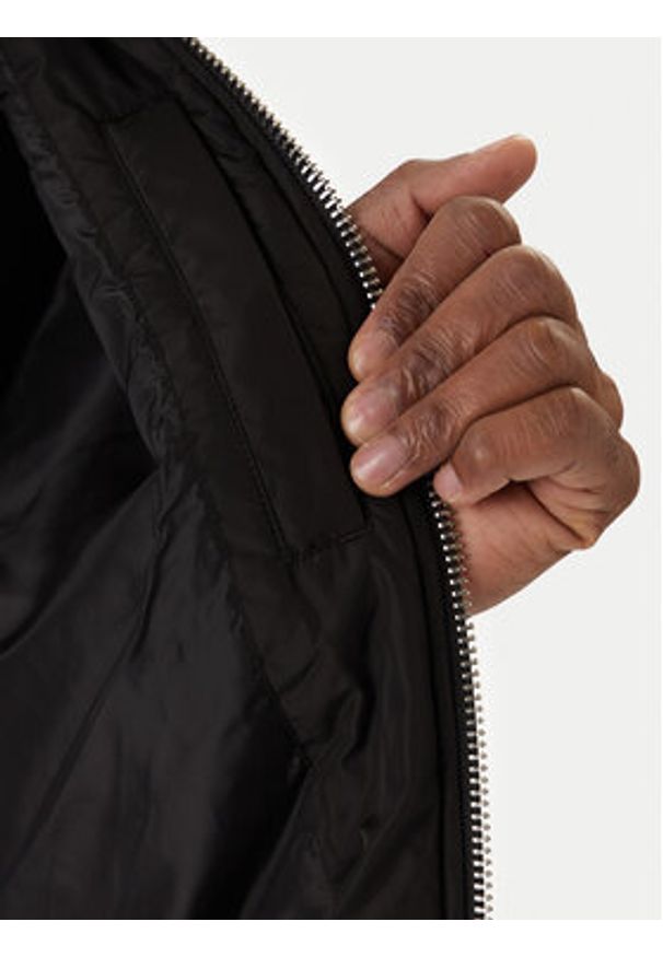 Karl Lagerfeld Jeans Kurtka bomber B1M15015 Czarny Regular Fit. Kolor: czarny. Materiał: syntetyk