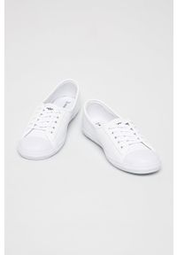Lacoste - Tenisówki Ziane BL 1 CFA. Nosek buta: okrągły. Zapięcie: sznurówki. Kolor: biały. Materiał: guma #3