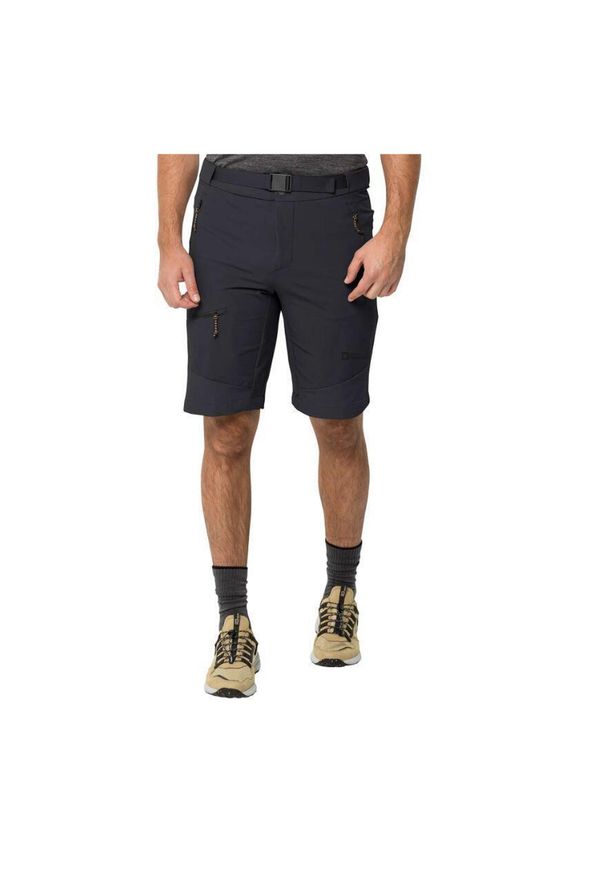 Spodenki trekkingowe męskie Jack Wolfskin Ziegspitz. Kolor: szary. Sport: turystyka piesza
