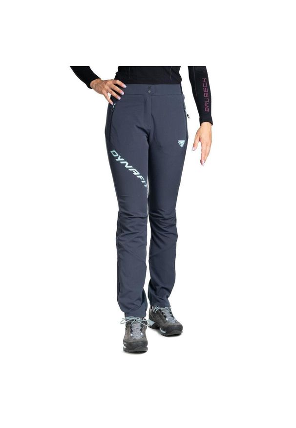 Spodnie softshellowe damskie Dynafit Transalper Pro Women. Kolor: niebieski