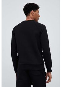 Peak Performance bluza męska kolor czarny gładka. Okazja: na co dzień. Kolor: czarny. Materiał: bawełna. Długość rękawa: raglanowy rękaw. Wzór: gładki. Styl: casual #5