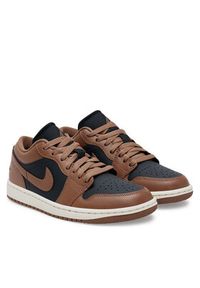 Nike Sneakersy Air Jordan 1 Low DC0774 021 Brązowy. Kolor: brązowy. Materiał: skóra. Model: Nike Air Jordan #3