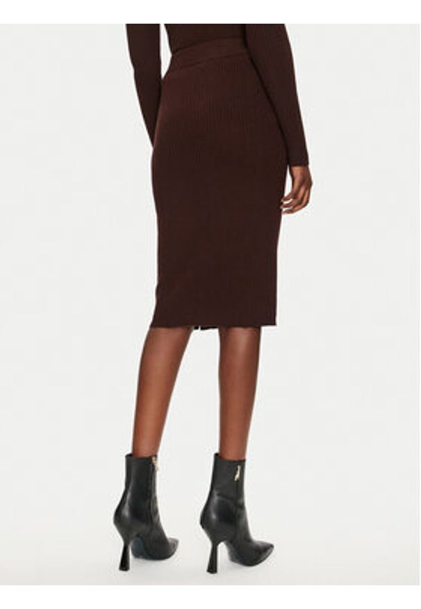 Pinko - PINKO Spódnica ołówkowa Costina 104021 A15S Brązowy Regular Fit. Kolor: brązowy. Materiał: syntetyk