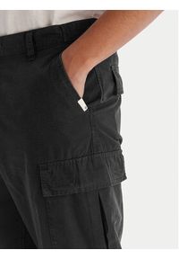 Element Spodnie cargo Relax Cargo ELYNP00203 Czarny Relaxed Fit. Kolor: czarny. Materiał: bawełna #5