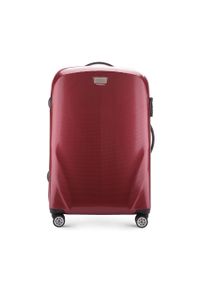 Wittchen - Komplet walizek z polikarbonu jednokolorowych. Kolor: czerwony. Materiał: guma #8