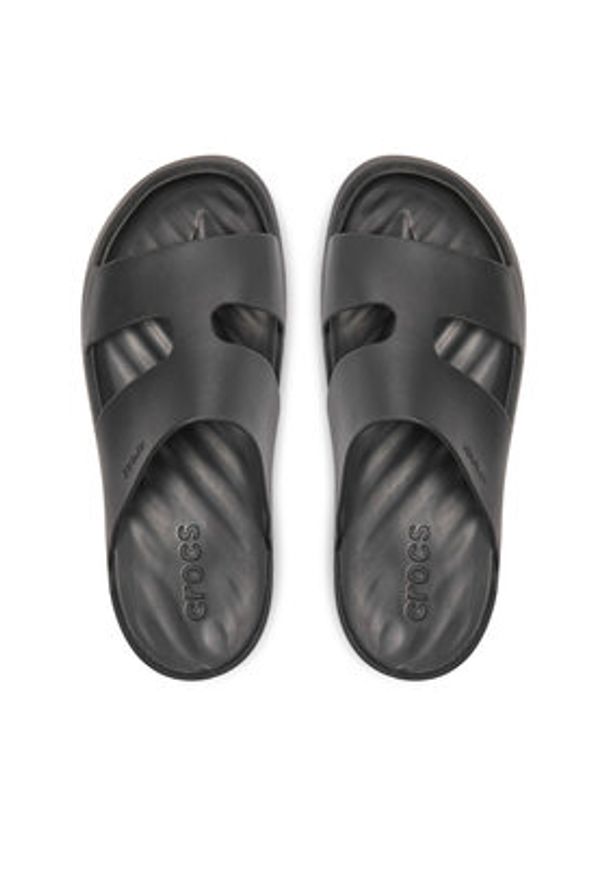 Crocs Klapki Getaway Platform H-Strap 209409 Czarny. Kolor: czarny. Obcas: na platformie