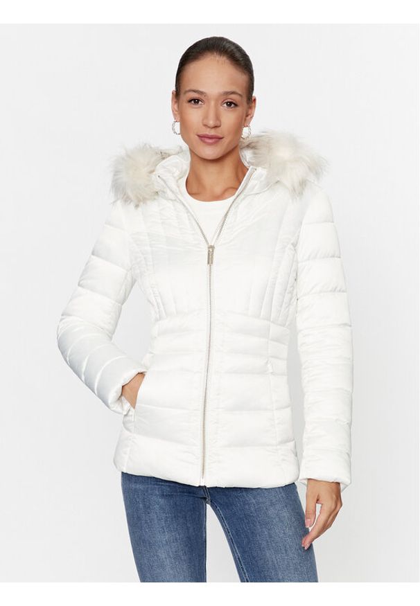 Marciano Guess Kurtka puchowa Mariah 3BGL18 9620Z Écru Slim Fit. Materiał: syntetyk, puch