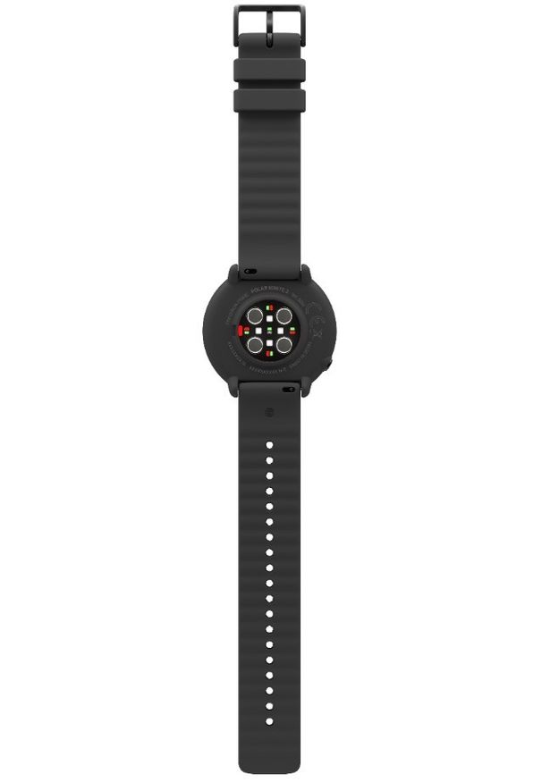 POLAR - Polar Ignite 2 czarny. Rodzaj zegarka: smartwatch. Kolor: czarny. Materiał: polar. Styl: sportowy, casual, elegancki