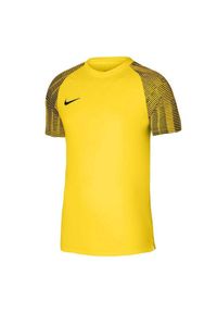 Nike - Męska Koszulka Academy DriFIT. Kolor: żółty. Sport: turystyka piesza