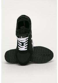 Calvin Klein Jeans - Buty. Nosek buta: okrągły. Zapięcie: sznurówki. Kolor: czarny. Materiał: syntetyk, materiał, zamsz, guma. Szerokość cholewki: normalna #3