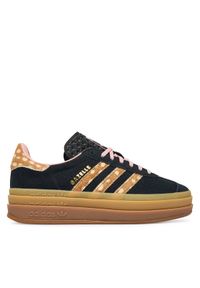 Adidas - adidas Sneakersy Gazelle Bold KI7226 Czarny. Kolor: czarny. Materiał: zamsz, skóra. Model: Adidas Gazelle #1