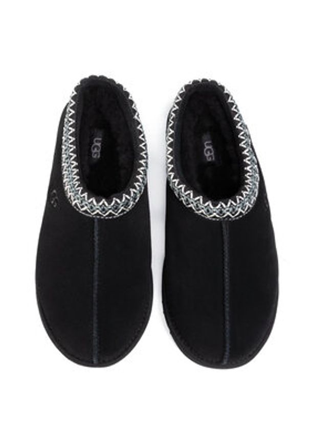 Ugg Kapcie M Tasman 5950 Czarny. Kolor: czarny. Materiał: skóra