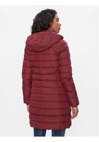 Tommy Jeans Kurtka puchowa Essential DW0DW09060 Bordowy Slim Fit. Kolor: czerwony. Materiał: syntetyk #5