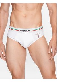 Aeronautica Militare Komplet 2 par slipów AM1USL002 Biały. Kolor: biały. Materiał: bawełna #3