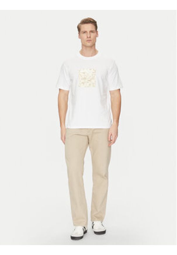Jack & Jones - Jack&Jones T-Shirt Tarmac 12273239 Biały Regular Fit. Kolor: biały. Materiał: bawełna