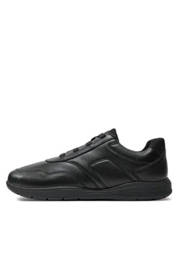 Geox Sneakersy U Spherica Ec2 U45BXE 000LM C9999 Czarny. Kolor: czarny. Materiał: skóra