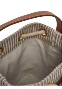 TOMMY HILFIGER - Tommy Hilfiger Torebka Th Premium Beach Le Bucket AW0AW17215 Beżowy. Kolor: beżowy