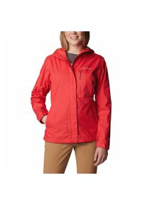 columbia - Kurtka Przeciwdeszczowa Damska Columbia Pouring Adventure II Jacket. Kolor: czerwony. Sport: turystyka piesza #1