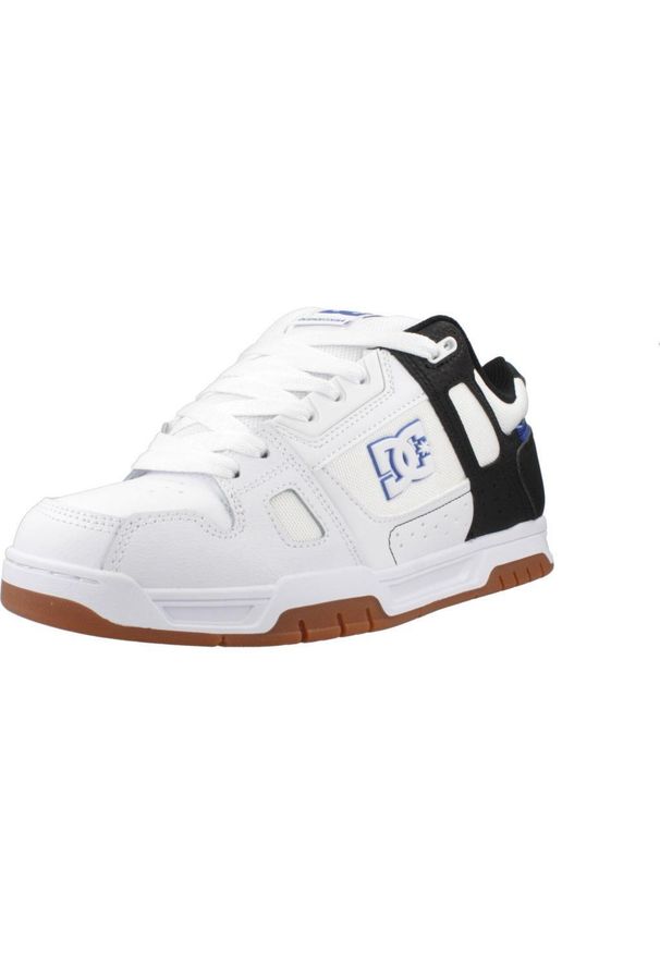 DC Shoes - Buty DC STAG Biały. Kolor: biały. Materiał: skóra, syntetyk, tkanina