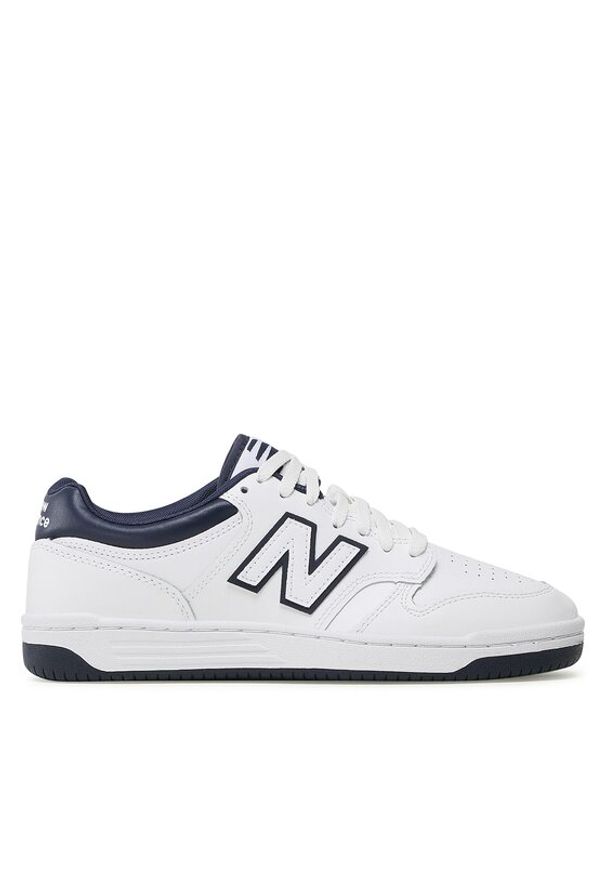 New Balance Sneakersy BB480LWN Biały. Kolor: biały. Materiał: skóra